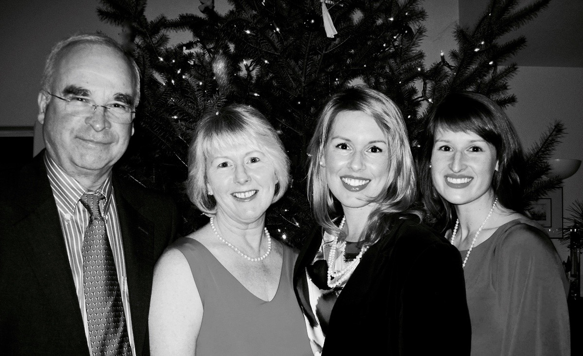 Christmas 2011. Frank, Angie, Nicolette, Claire Mueller